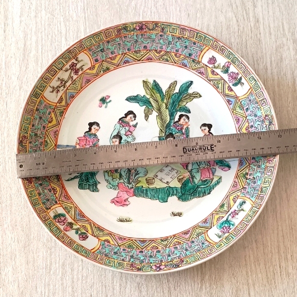 Other - Porcelain Plate with Asian Motif